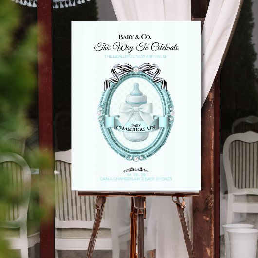 Baby & Co. Welkom Bord Poster