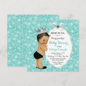 Baby & Co Zwart Blauwgroen Blauw Etnische Jongen B Kaart (Voorkant / Achterkant)