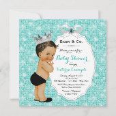 Baby & Co Zwart Blauwgroen Blauw Etnische Jongen B Kaart (Voorkant)