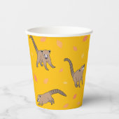 Baby Coatis Papieren Bekers (Voorkant)