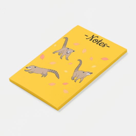 Baby Coatis Post-it® Notes (Schuin)