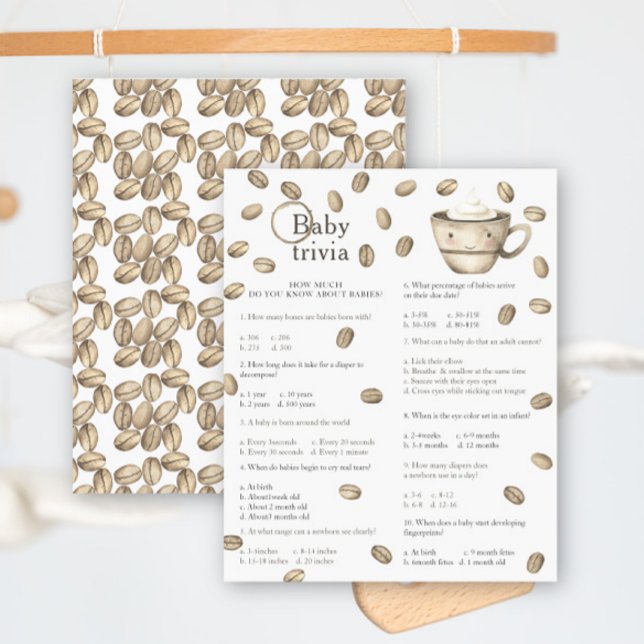 Baby Coffee baby shower - Baby Trivia Game (Creator heeft geüpload)
