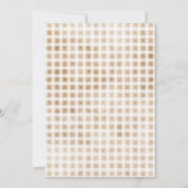 Baby Coffee Bean clothesline  Baby Shower  Kaart (Achterkant)