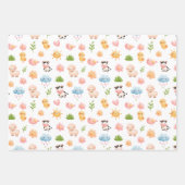 Baby Collectie van kweekdieren Inpakpapier Vel (Voorkant)