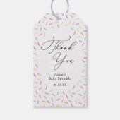 Baby Confetti Gift Labels Cadeaulabel (Voorkant)
