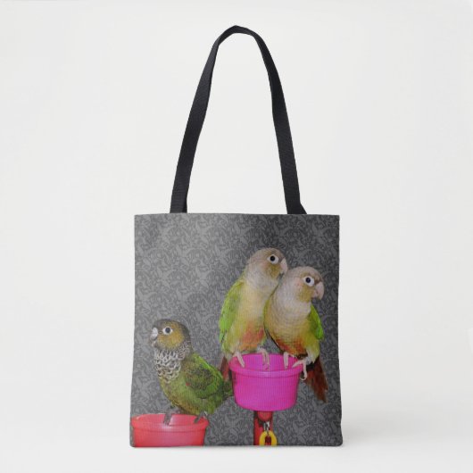 Baby Conure Parrots Animal Tote Bag (Voorkant)