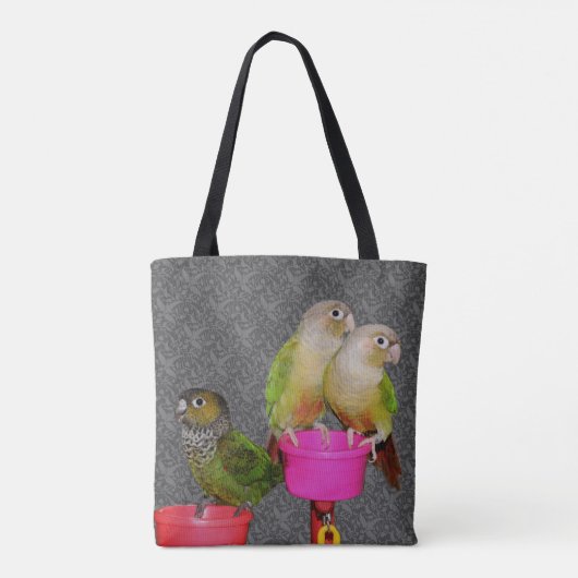 Baby Conure Parrots Animal Tote Bag (Achterkant)