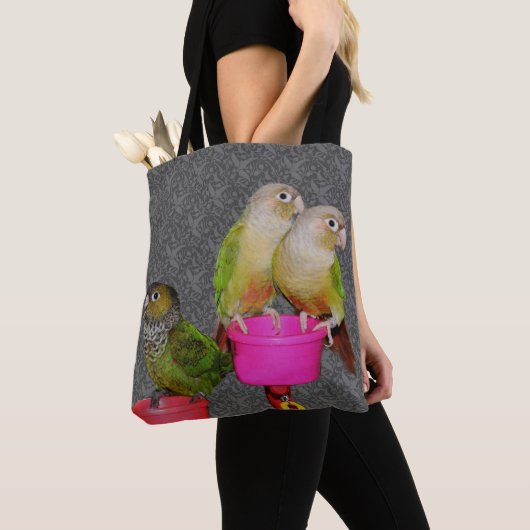 Baby Conure Parrots Animal Tote Bag (Dichtbij)