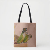 Baby Conure Parrots Bird Tote Bag (Voorkant)