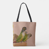 Baby Conure Parrots Bird Tote Bag (Achterkant)