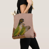 Baby Conure Parrots Bird Tote Bag (Dichtbij)