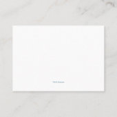 Baby Cookie Monster Diaper Aanvraag Plaatskaartje (Achterkant)