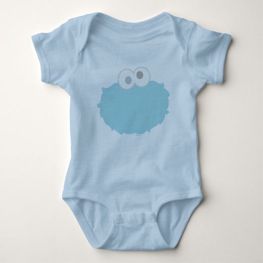 Baby Cookie Monster Face Romper (Voorkant)