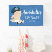 Baby Cop Police Officer Baby shower Spandoek (Insitu)