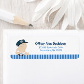 Baby Cop Police Officer Return Labels (Insitu)