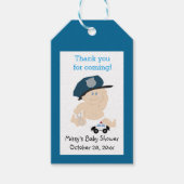 Baby Cop Policeman Custom Cft Label Cadeaulabel (Voorkant)