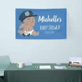 Baby Cop Politieagent Baby shower - Etnisch Spandoek (Beurs)