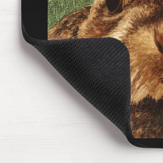 Baby Cottontail Rabbit Mousepad Muismat (Hoek)