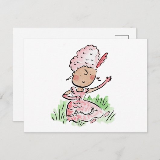 Baby Countess Briefkaart (Voorkant / Achterkant)