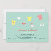 Baby Couture Baby shower Uitnodigen Kaart (Voorkant)