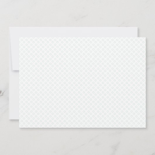 Baby Couture Baby shower Uitnodigen Kaart (Achterkant)