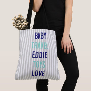 BABY Couwer Sprinkle Personalized Reizen Tote Bag