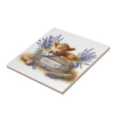 Baby Cow Ceramic Tile Tegeltje (Zijkant)