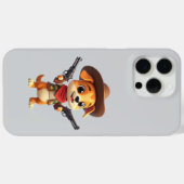 Baby Cowboy Hond iPhone/iPad Hoesje (Achterkant (horizontaal))