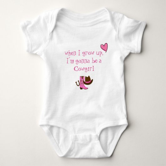 Baby Cowgirl Romper (Voorkant)