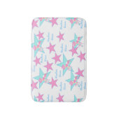 Baby Cowgirl roze Pet en Speelgoed paardenrodeo ba Badmat (Voorkant Verticaal)