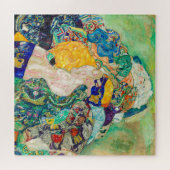 Baby Cradle by Gustav Klimt Legpuzzel (Horizontaal)