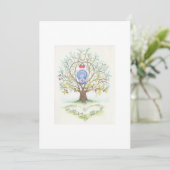 Baby Cradle in A Tree of Hearts and Love (Staand voorkant)