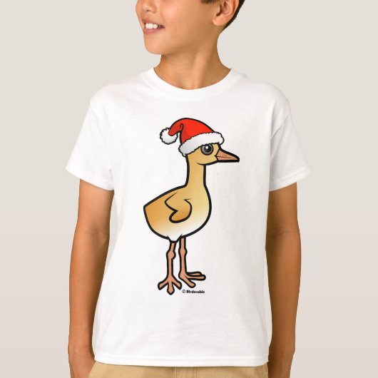 Baby Crane Santa T-shirt (Voorkant)