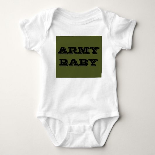 Baby Creeper Army Baby Romper (Voorkant)