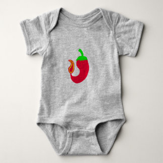Baby Creeper Hot Jalapeno Romper