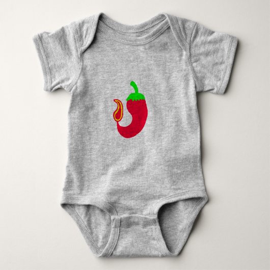 Baby Creeper Hot Jalapeno Romper (Voorkant)