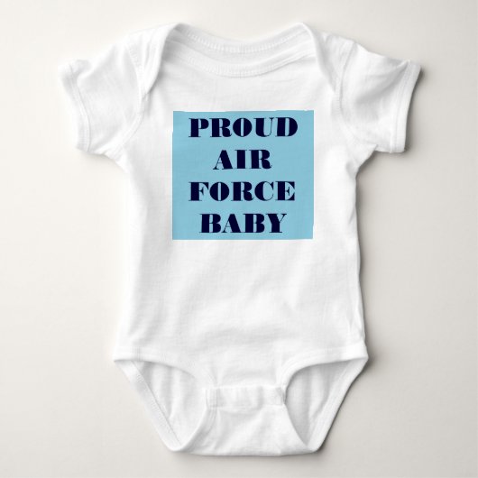 Baby Creeper Proud Air Force Baby Romper (Voorkant)