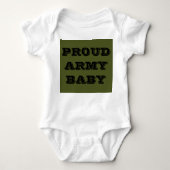 Baby Creeper Proud Army Baby Romper (Voorkant)