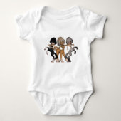 Baby Creeper-Sjabloon - Gepersonaliseerd Romper (Voorkant)