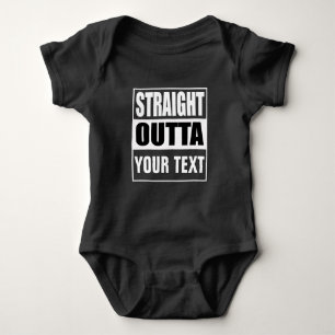Baby Creeper - STRAATTE OUTTA Creëer Uw eigen Romper