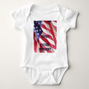 Baby Creeper, vlaggen, toekomstig President Romper