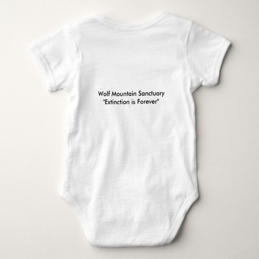 Baby Creeper - Wolf Mountain Sanctuary Romper (Achterkant)