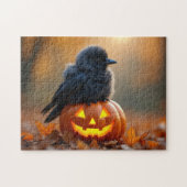 Baby Crow en de Jack-O-Lantern Legpuzzel (Horizontaal)
