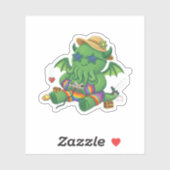 Baby Cthulhu Gamer Sticker (Vel)