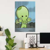 Baby Cthulhu - Poster (Thuiskantoor)