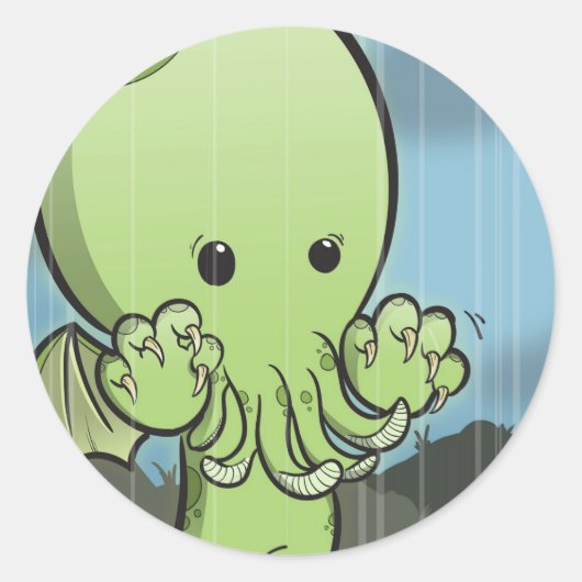 Baby Cthulhu - Stickers (Voorkant)