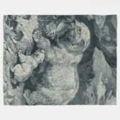 Baby Cub en Mama Polar Beer Fleece Deken (Voorkant (Horizontaal))