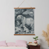 Baby Cub en Mama Polar Beer Hangend Wandkleed (Slaapkamer)