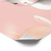 Baby Cupid Animals Nursery Art Print – Watercolor Perfect Poster (Hoek)