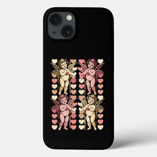 Baby Cupid Coquette boog Retro Valentijnsdag Case-Mate iPhone Case (Achterkant)